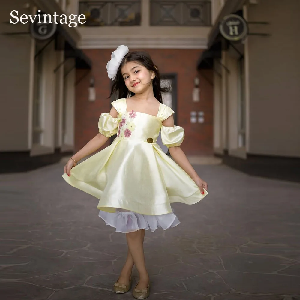 Милые детские платья Sevintage с желтыми цветами для девочек, свадебные платья А-силуэта с открытыми плечами и бантом, детские платья на день рождения, индивидуальный пошив
Милые детские платья Sevintage с желтыми цветами для девочек, свадебные платья А-силуэта с открытыми плечами и бантом, детские платья на день рождения, индивидуальный пошив