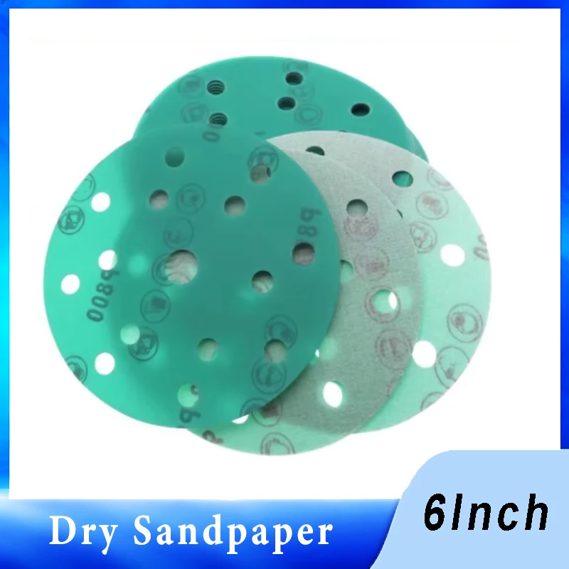 6 Inch 150MM PET Film Hook And Loop Sanding Discs 15/17Holes 60-2000 Grits Aluminum Oxide Wet Dry Sandpaper for Car Paint Finish
6 Inch 150MM PET Film Hook And Loop Sanding Discs 15/17Holes 60-2000 Grits Aluminum Oxide Wet Dry Sandpaper for Car Paint Finish