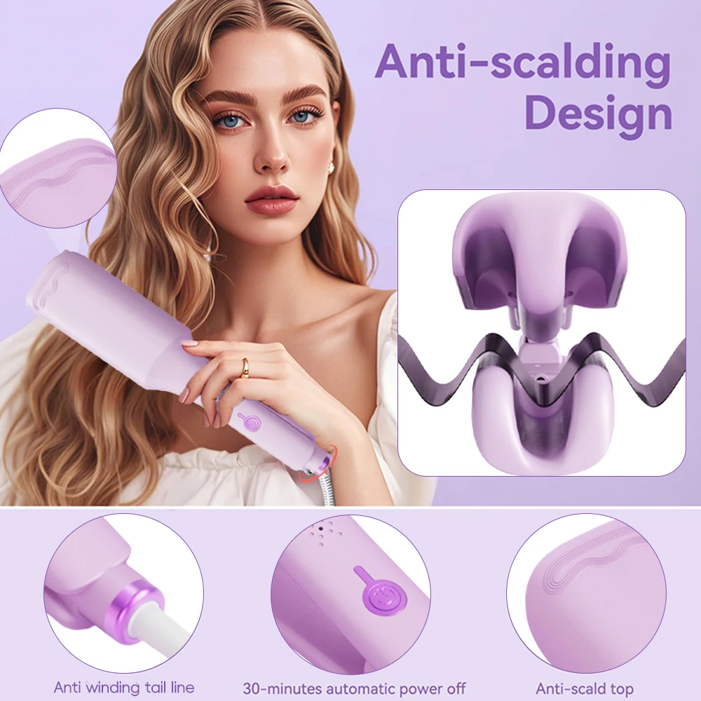 1.25 Inch Deep V-shaped Hair Curling Iron Ghost Waves Wave Perm Tourmaline Hair Curler With Multiple Temperature Her's Gifts
1.25 Inch Deep V-shaped Hair Curling Iron Ghost Waves Wave Perm Tourmaline Hair Curler With Multiple Temperature Her's Gifts