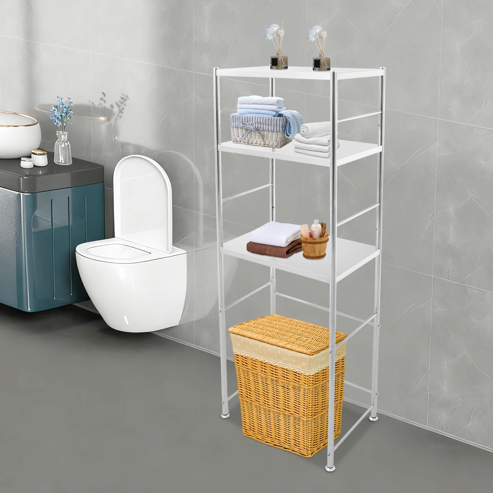 Silver Stainless Steel 60x40x168cm 3-layer Storage Rack Kitchen Storage Rack Multifunctional Storage Rack
Silver Stainless Steel 60x40x168cm 3-layer Storage Rack Kitchen Storage Rack Multifunctional Storage Rack