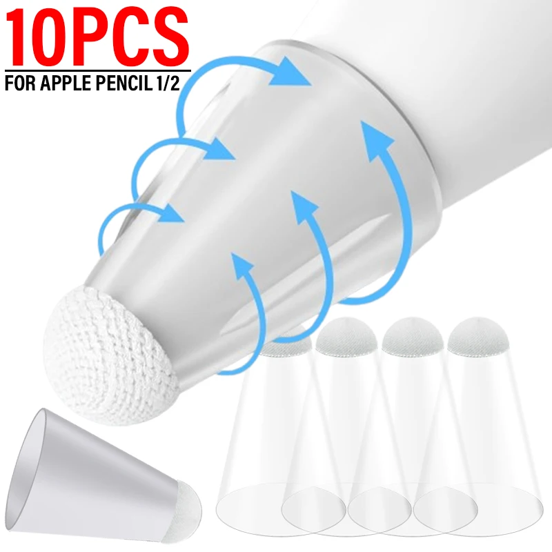 1-10Pcs Transparent Fiber Cover For Apple Pencil 1st 2nd Generation Replacement Pen Tips For iPencil 1/2 Anti-slip Pencil Nib
1-10Pcs Transparent Fiber Cover For Apple Pencil 1st 2nd Generation Replacement Pen Tips For iPencil 1/2 Anti-slip Pencil Nib
