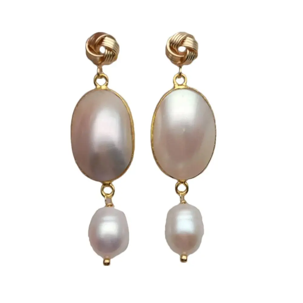 Y·YING Cultured White Rice Pearl White Sea Shell Drop Stud Earrings Jewelry Gift
Y·YING Cultured White Rice Pearl White Sea Shell Drop Stud Earrings Jewelry Gift