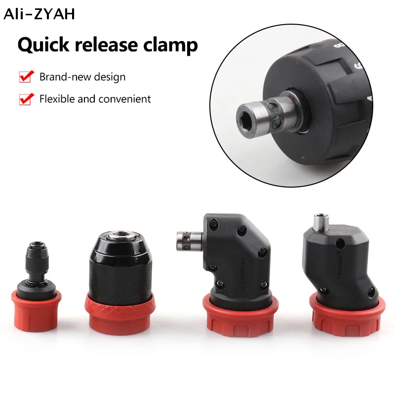 Quick-Release Drill Conversion Chuck For 6.35mm Hex Bits Compatible With Corded And Cordless Electric Drills
Quick-Release Drill Conversion Chuck For 6.35mm Hex Bits Compatible With Corded And Cordless Electric Drills