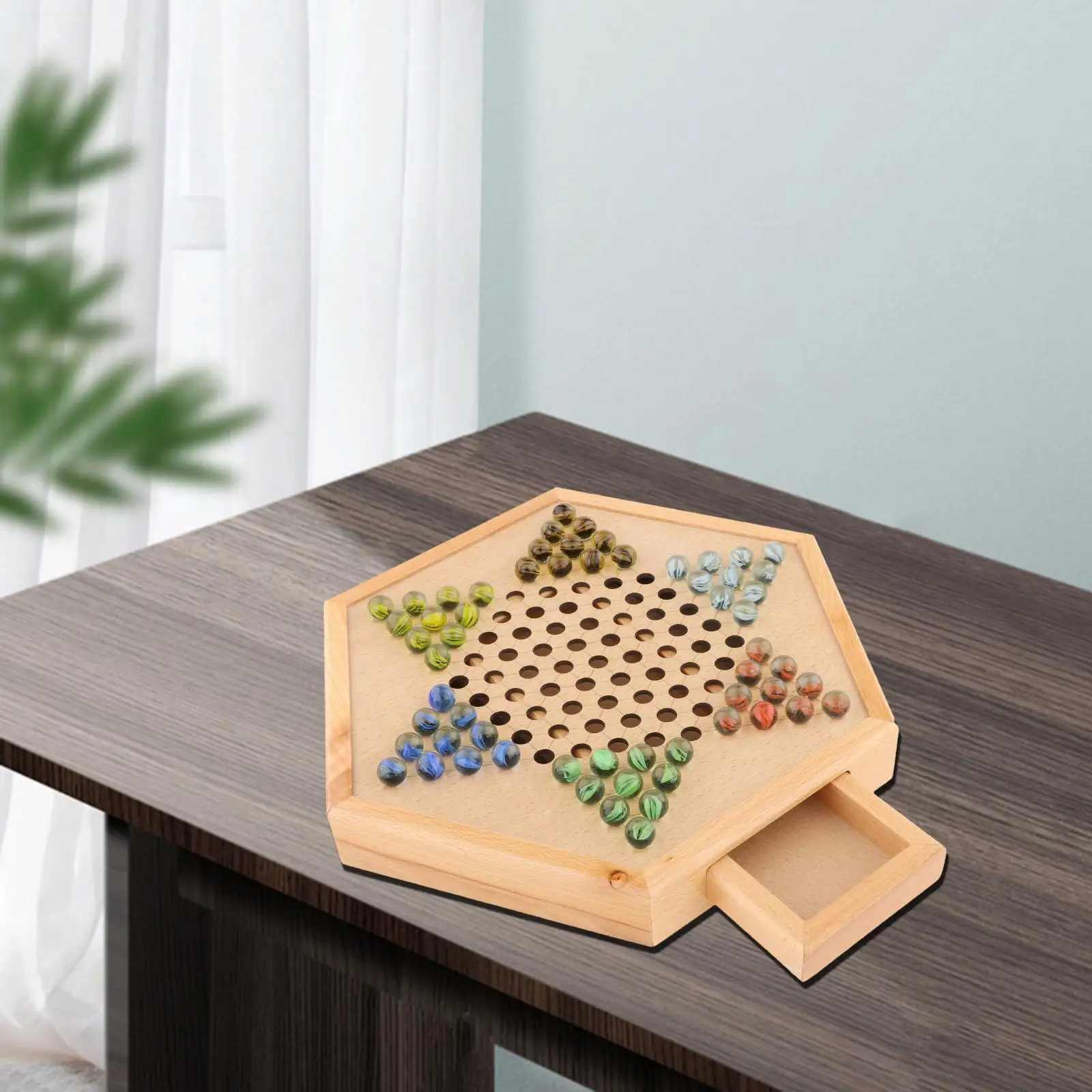 Chinese Checkers Wooden Board Party Kids Travel Board Game Children Gift
Chinese Checkers Wooden Board Party Kids Travel Board Game Children Gift