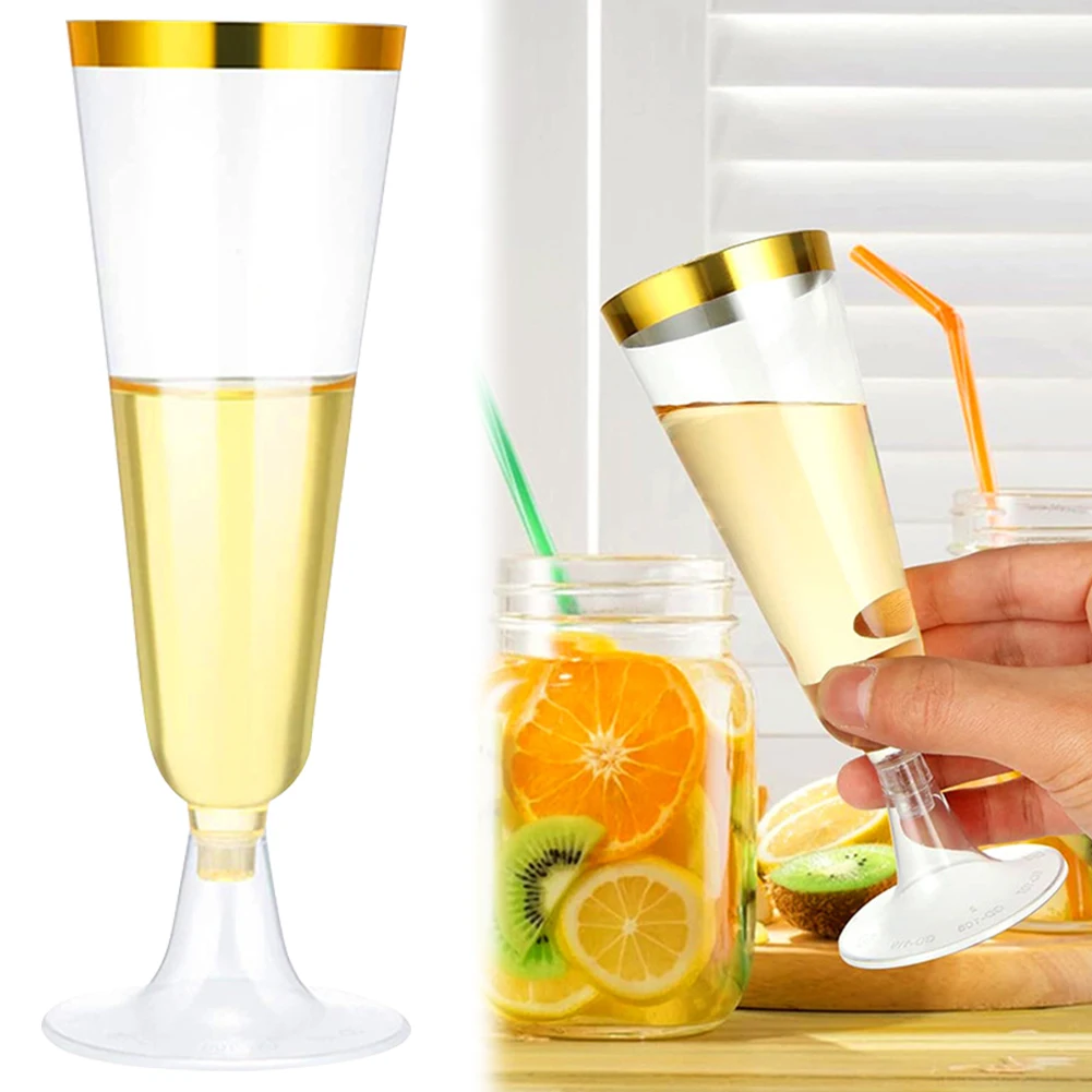 25Pcs 150ml Disposable Champagne Flutes Clear Champagne Flutes Plastic Cocktail Cups for Wedding Toasting Flutes Party
25Pcs 150ml Disposable Champagne Flutes Clear Champagne Flutes Plastic Cocktail Cups for Wedding Toasting Flutes Party