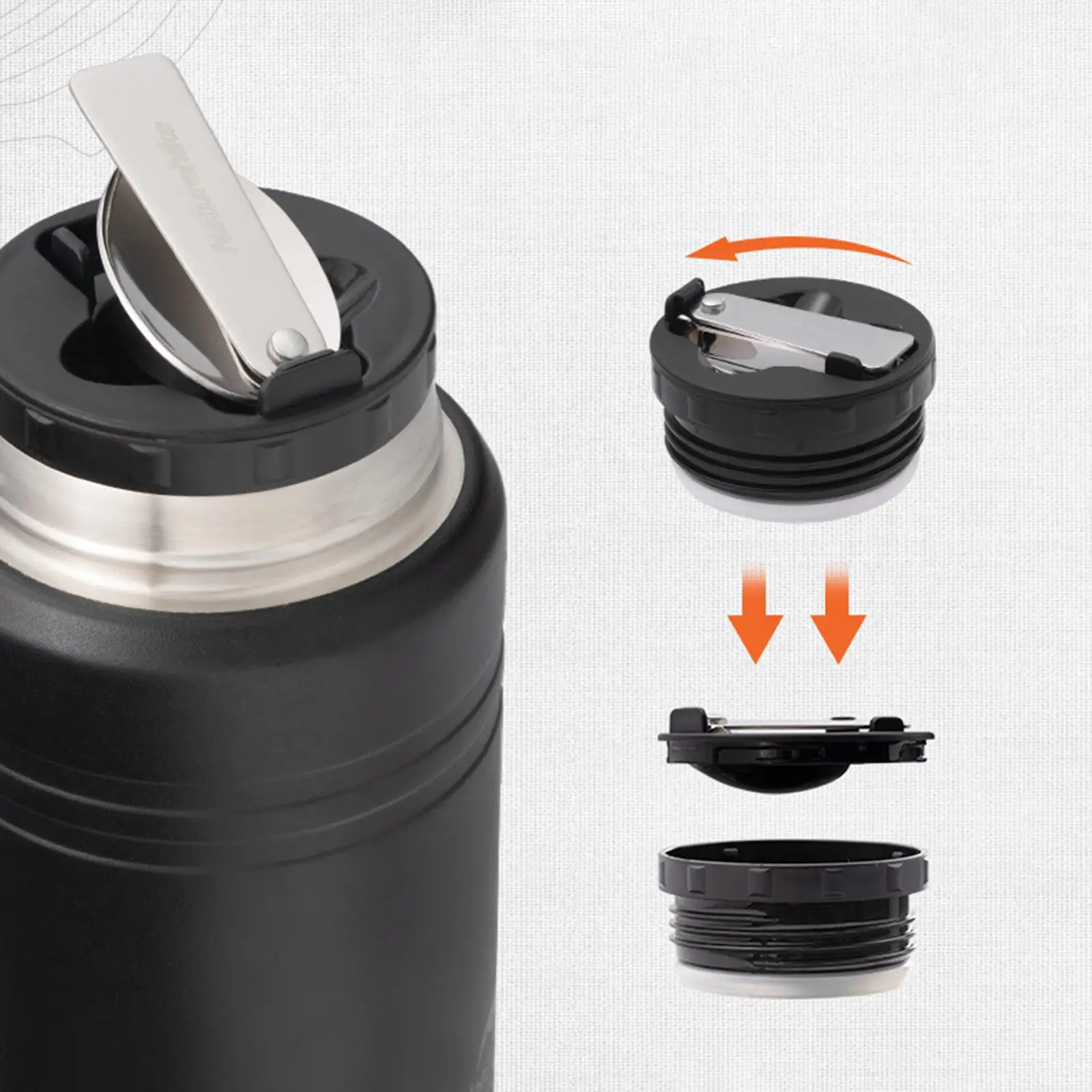 Insulated Food Jar Wide Mouth with Spoon Vacuum for Hot Food for Picnic
Insulated Food Jar Wide Mouth with Spoon Vacuum for Hot Food for Picnic