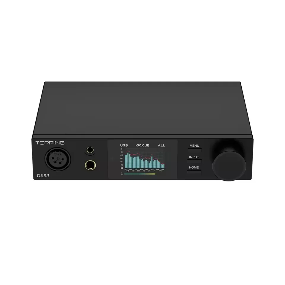 TOPPING DX5 II Fully Balanced DAC & Headphone Amp Combo Dual ES9039Q2M DSD512 PCM768kHz LDAC Decoder Amplifier
TOPPING DX5 II Fully Balanced DAC & Headphone Amp Combo Dual ES9039Q2M DSD512 PCM768kHz LDAC Decoder Amplifier