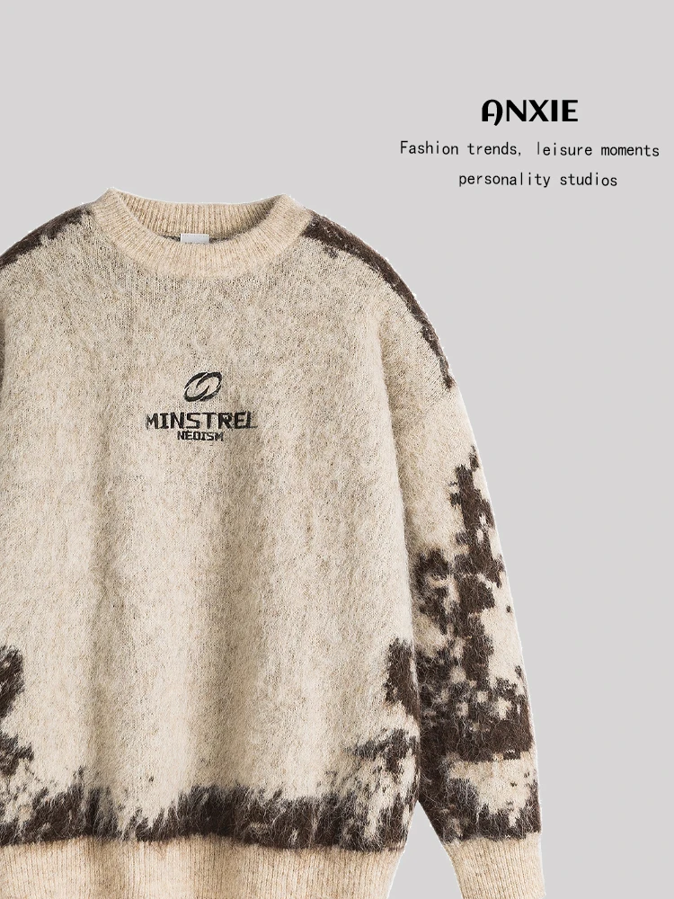 Модный женский вязаный свитер ANXIE с круглым вырезом, повседневный, свободного кроя, осенний, в стиле High Street
Модный женский вязаный свитер ANXIE с круглым вырезом, повседневный, свободного кроя, осенний, в стиле High Street