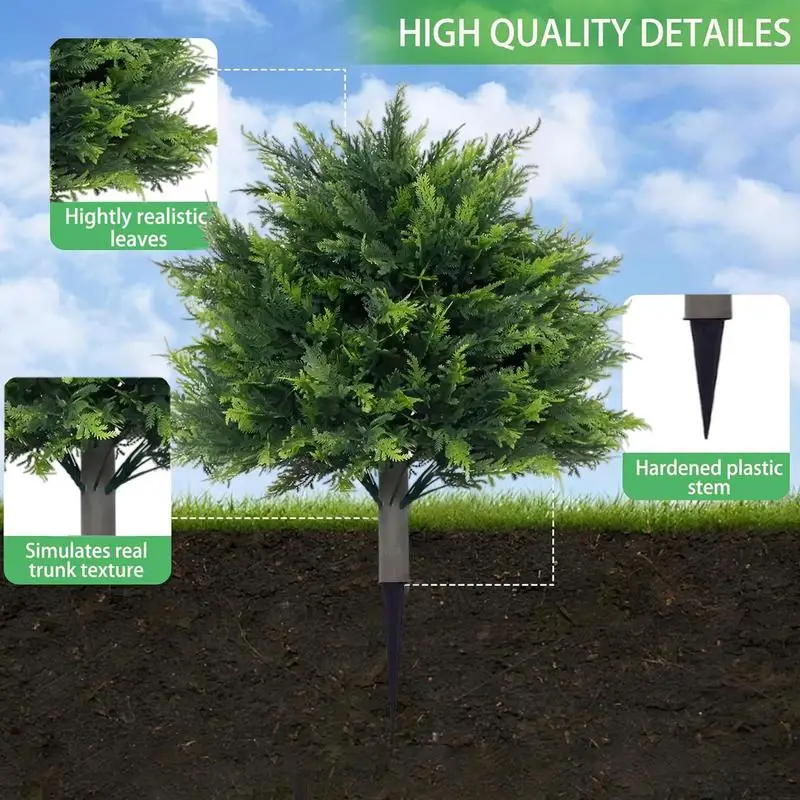 Всепогодное искусственное кедровое кипарисовое дерево, 2-футовый реалистичный вечнозеленый топиарий с шипами, декор для внутреннего и наружного патио
Всепогодное искусственное кедровое кипарисовое дерево, 2-футовый реалистичный вечнозеленый топиарий с шипами, декор для внутреннего и наружного патио