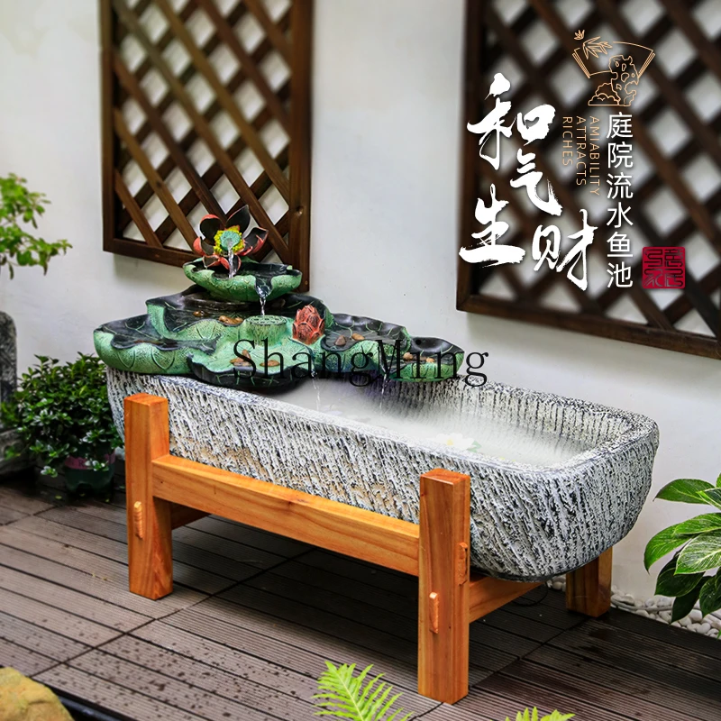 CL outdoor running water ornament float-to-ceiling balcony landscaping home circulating water landscape fountain
CL outdoor running water ornament float-to-ceiling balcony landscaping home circulating water landscape fountain