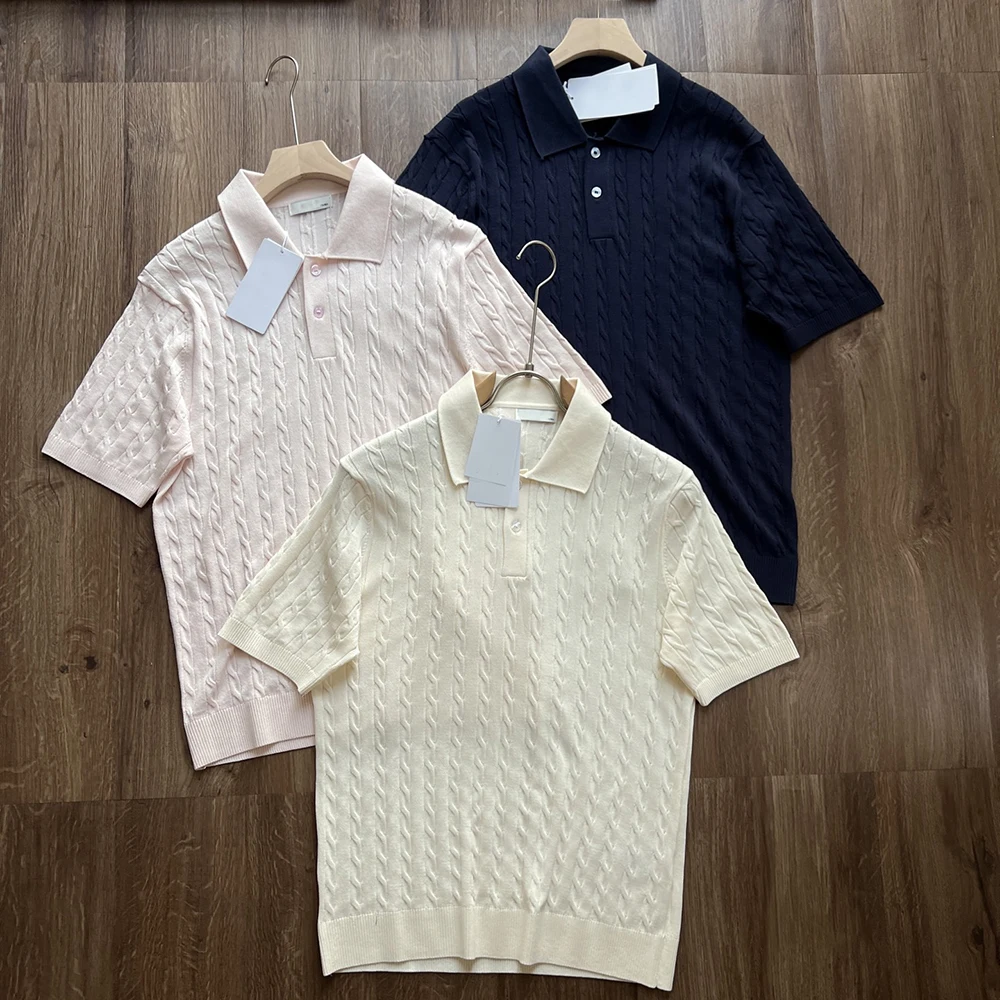 Spring Summer New Style Men's Color Short Sleeve Turn-down Collar Casual Versatile Knitwear Top Loose Fit Comfortable B...
Spring Summer New Style Men's Color Short Sleeve Turn-down Collar Casual Versatile Knitwear Top Loose Fit Comfortable B...