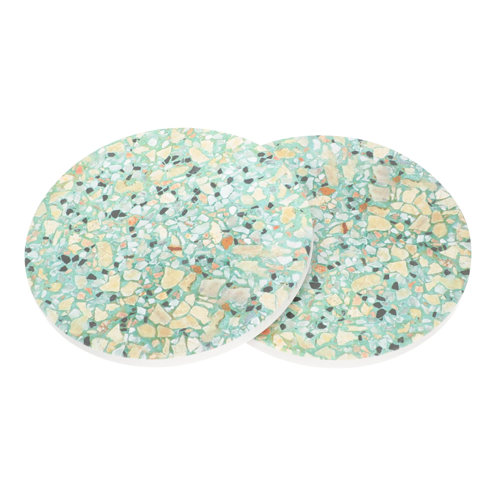 2 Pcs Non Absorbent Coaster Ceramic Coasters for Drinks Water-absorbent Pad Beverages
2 Pcs Non Absorbent Coaster Ceramic Coasters for Drinks Water-absorbent Pad Beverages
