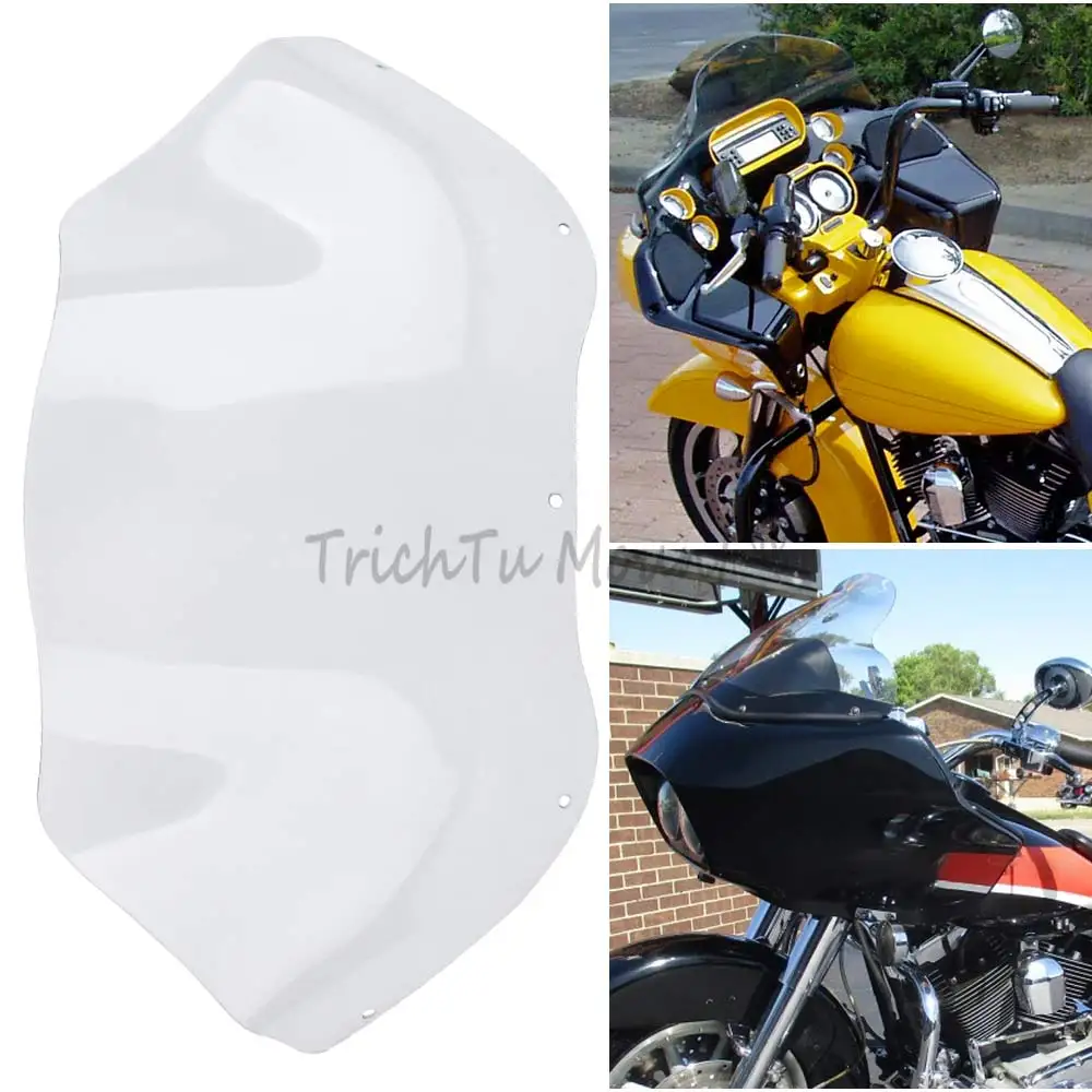 12.5" Motorcycle Fairing Windshield Front Windscreen Wind Deflectors Clear For Harley Touring Road Glide FLTR FLTRX 1998-2013
12.5" Motorcycle Fairing Windshield Front Windscreen Wind Deflectors Clear For Harley Touring Road Glide FLTR FLTRX 1998-2013