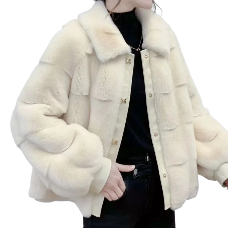 Mink Velvet Faux Fur 2026 New Danish Mink High-end Imitation Mink Jacket Short Foreign Style Winter Top Women Temperament Coats
Mink Velvet Faux Fur 2026 New Danish Mink High-end Imitation Mink Jacket Short Foreign Style Winter Top Women Temperament Coats
