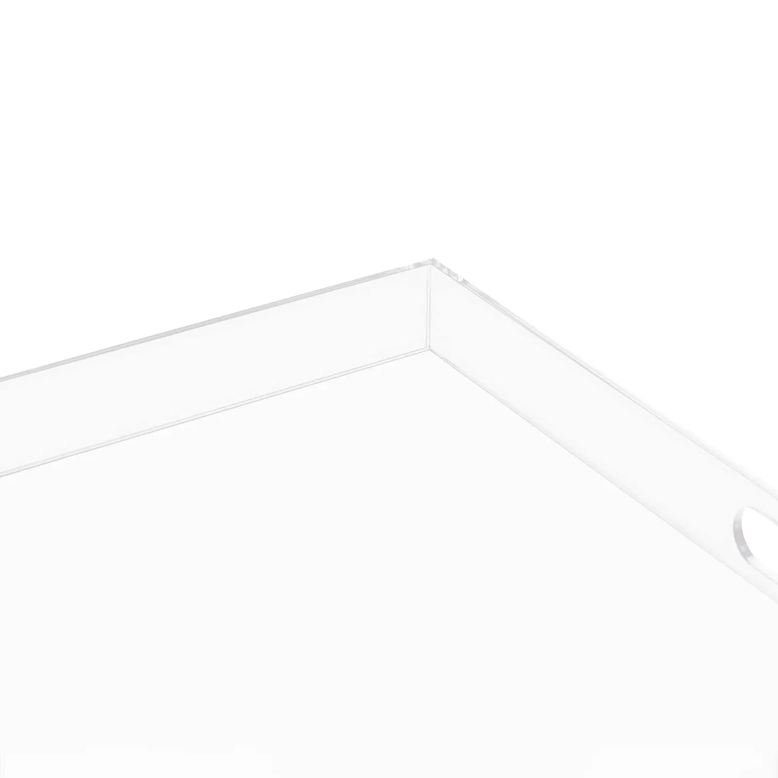 Large Acrylic Serving Tray, 24 X24 Inch Clear Serving Tray with Handles, Decorative Table Tray for Vanity, Bathroom, Ottoman, De 
Large Acrylic Serving Tray, 24 X24 Inch Clear Serving Tray with Handles, Decorative Table Tray for Vanity, Bathroom, Ottoman, De