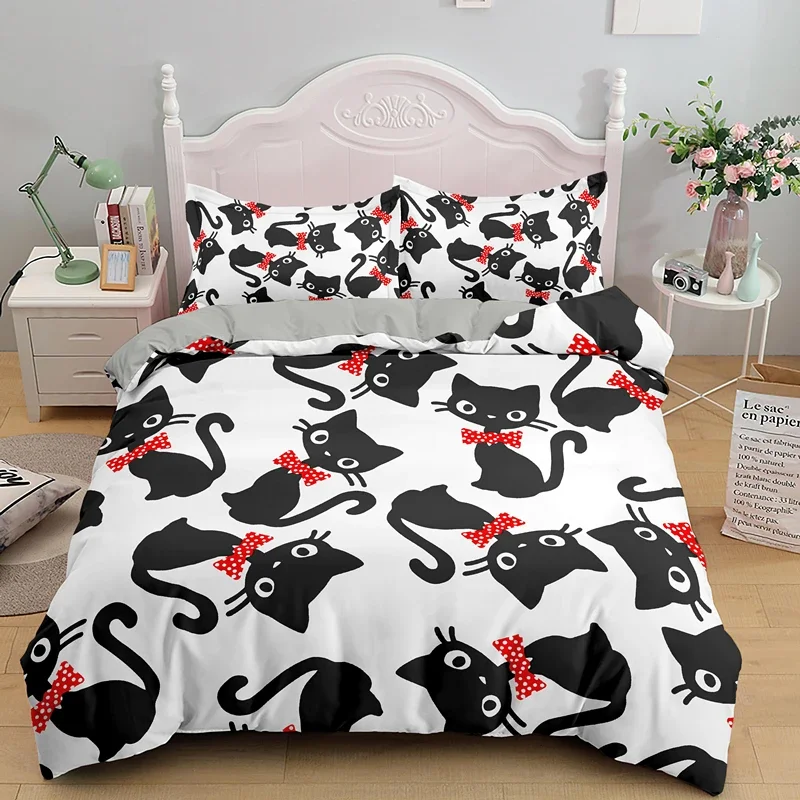 3PCS Single-sided Cartoon Cat Dog Printed Comforter Bedding Sets Comfortable Bedspreads Comforter Duvet Bedding Birthday Gift
3PCS Single-sided Cartoon Cat Dog Printed Comforter Bedding Sets Comfortable Bedspreads Comforter Duvet Bedding Birthday Gift