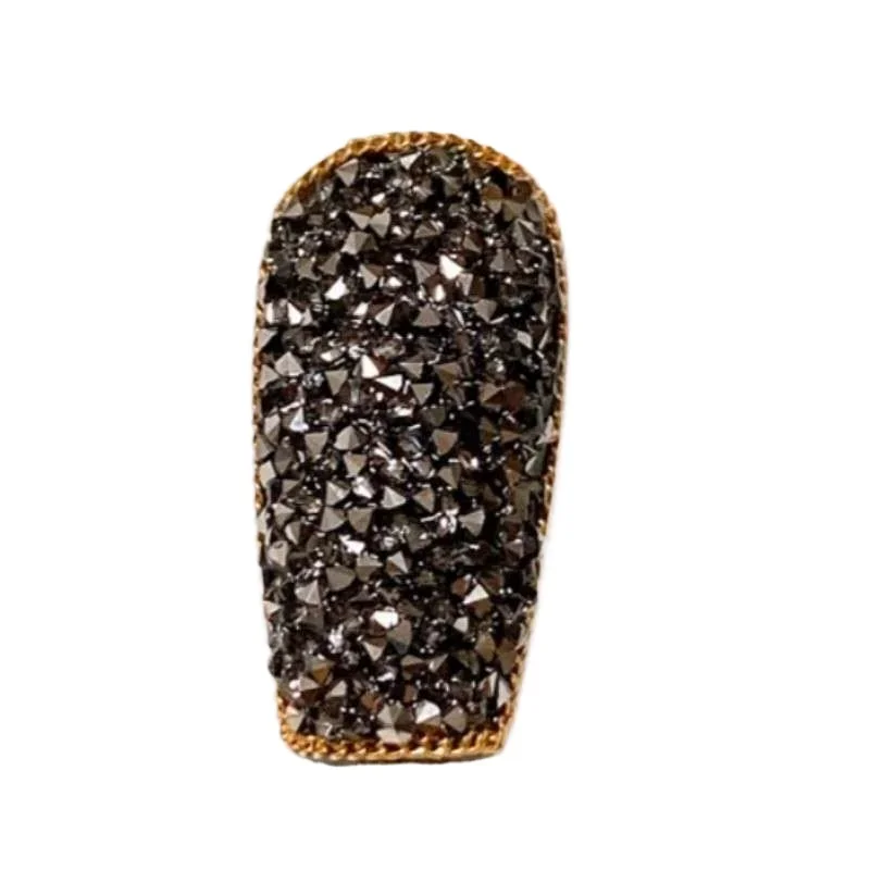 *Black Storm Nail Art Micro Diamond Crystal Sand Small Shattered Diamond Super Flash Nail Art JewelryDiamond Luxury Black Diamon
*Black Storm Nail Art Micro Diamond Crystal Sand Small Shattered Diamond Super Flash Nail Art JewelryDiamond Luxury Black Diamon