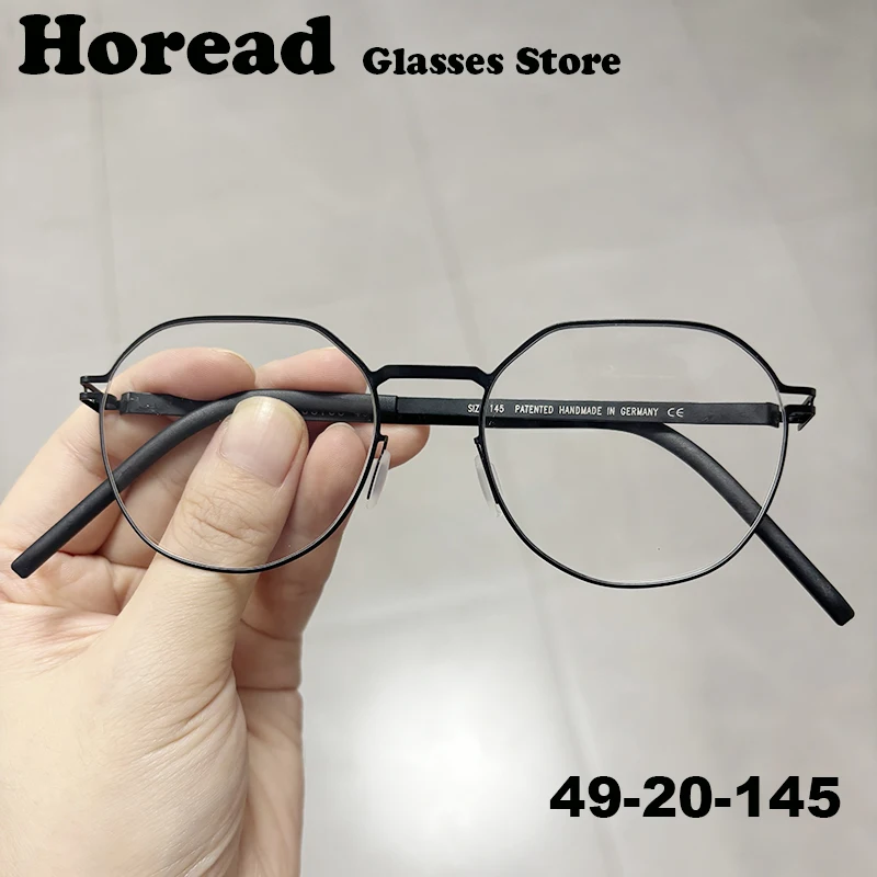 Fashion Men Oval Glasses Frame Germany Screwless Design Ultralight Eyeglasses Women Simple High Quality Spectacles No Fade Gafas
Fashion Men Oval Glasses Frame Germany Screwless Design Ultralight Eyeglasses Women Simple High Quality Spectacles No Fade Gafas