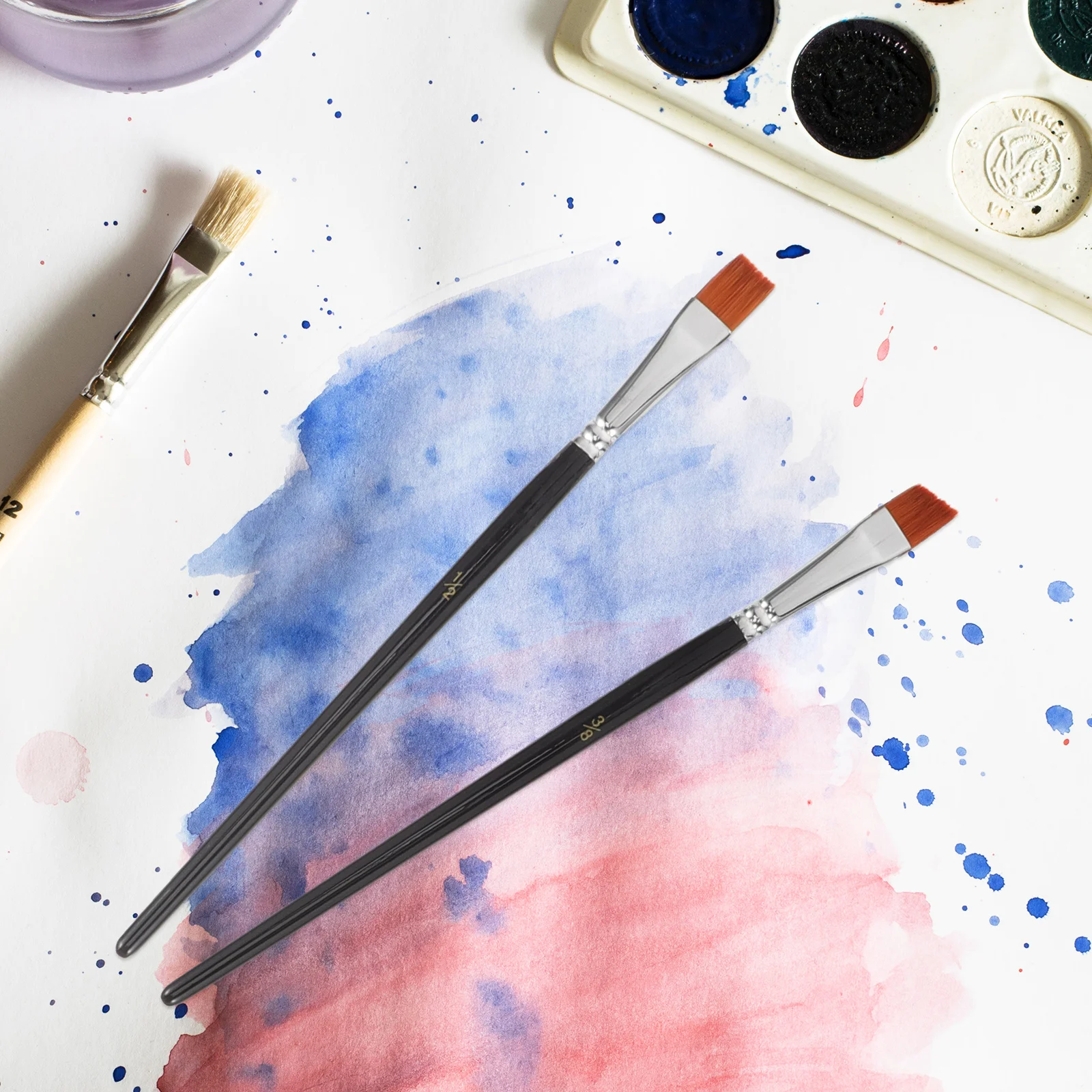 1Set Painting Brush Set Multi-Use Professional Watercolor Paintbrushes Portable Lightweight for Acrylic Oil Painting Art
1Set Painting Brush Set Multi-Use Professional Watercolor Paintbrushes Portable Lightweight for Acrylic Oil Painting Art