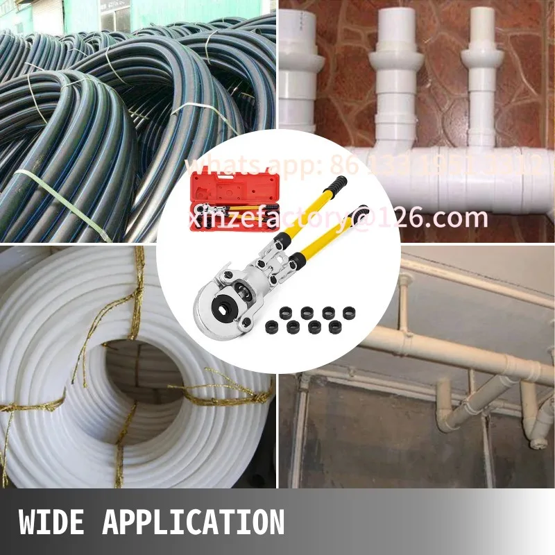 Customizable16-32mm w/ 8 Jaws Hydraulic Tube Crimper 6Tons Plumbing Pressing Tongs SucceBuy PE PB Pipe Crimping Tool TH/U Type z
Customizable16-32mm w/ 8 Jaws Hydraulic Tube Crimper 6Tons Plumbing Pressing Tongs SucceBuy PE PB Pipe Crimping Tool TH/U Type z