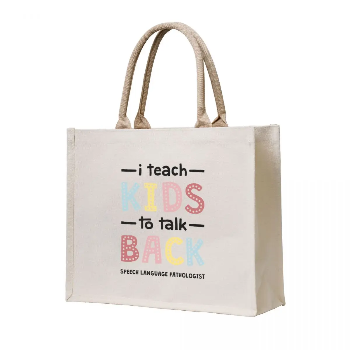 I Teach Kids To Talk Back - Speech Therapist Pathologist SLP Tote Bag Big bag women Women's shopping bag 
I Teach Kids To Talk Back - Speech Therapist Pathologist SLP Tote Bag Big bag women Women's shopping bag
