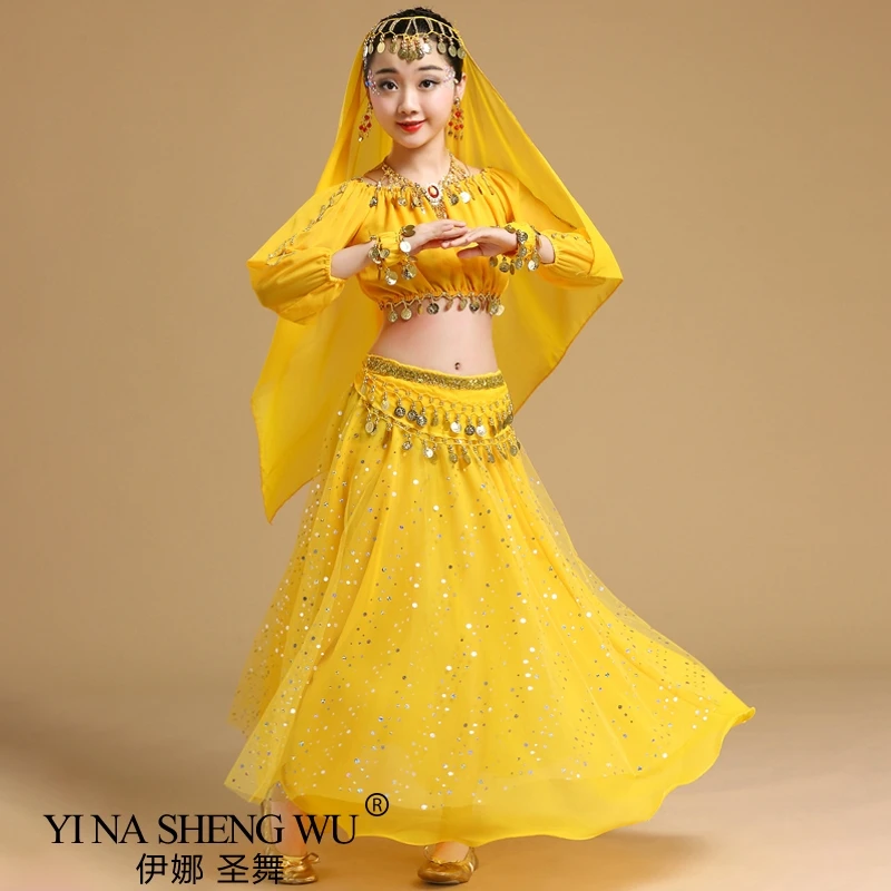 Fashion New Style Child Belly Dance Indian Dance Costume Set Sari Bollywood Children Outfit Belly Dance Performance Clothes Sets
Fashion New Style Child Belly Dance Indian Dance Costume Set Sari Bollywood Children Outfit Belly Dance Performance Clothes Sets
