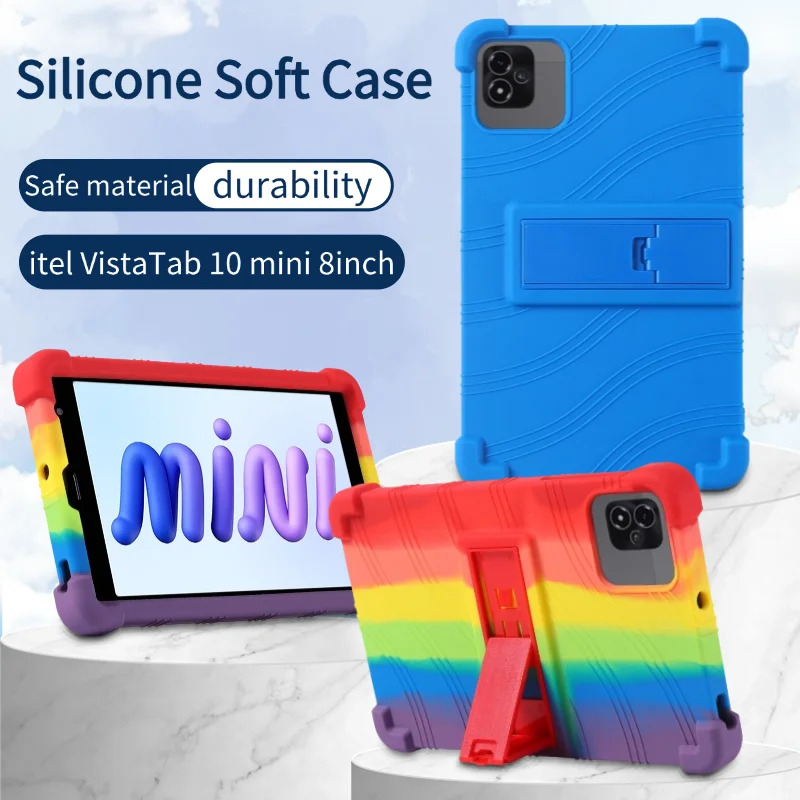 Для itel VistaTab 10 mini 8 дюймов Android 14 противоударный чехол, мягкая силиконовая подставка, защитный чехол
Для itel VistaTab 10 mini 8 дюймов Android 14 противоударный чехол, мягкая силиконовая подставка, защитный чехол