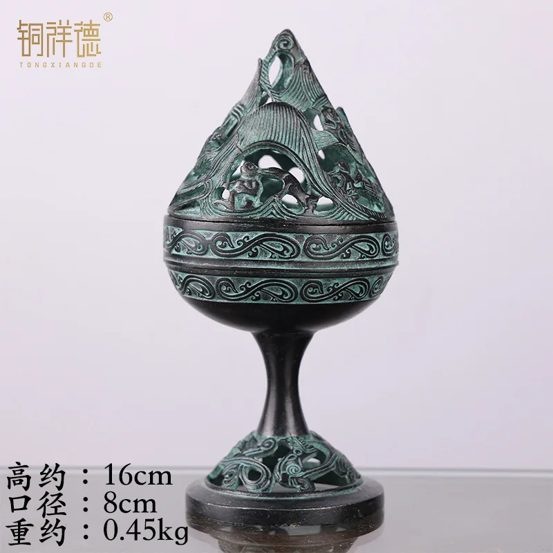 Bosan Furnace Ancient Bronze Home Indoor Calming Craft Ornament Zen Incense Burner
Bosan Furnace Ancient Bronze Home Indoor Calming Craft Ornament Zen Incense Burner