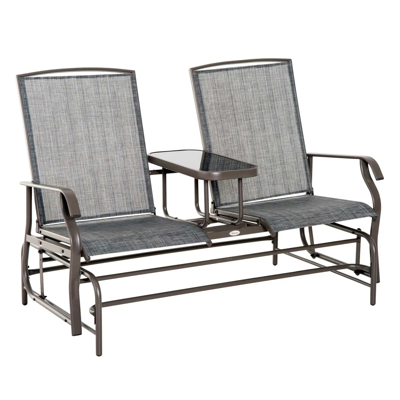 Outdoor Glider Chair, 2 Person Steel Rocking Chair, Patio, Backyard, Porch
Outdoor Glider Chair, 2 Person Steel Rocking Chair, Patio, Backyard, Porch