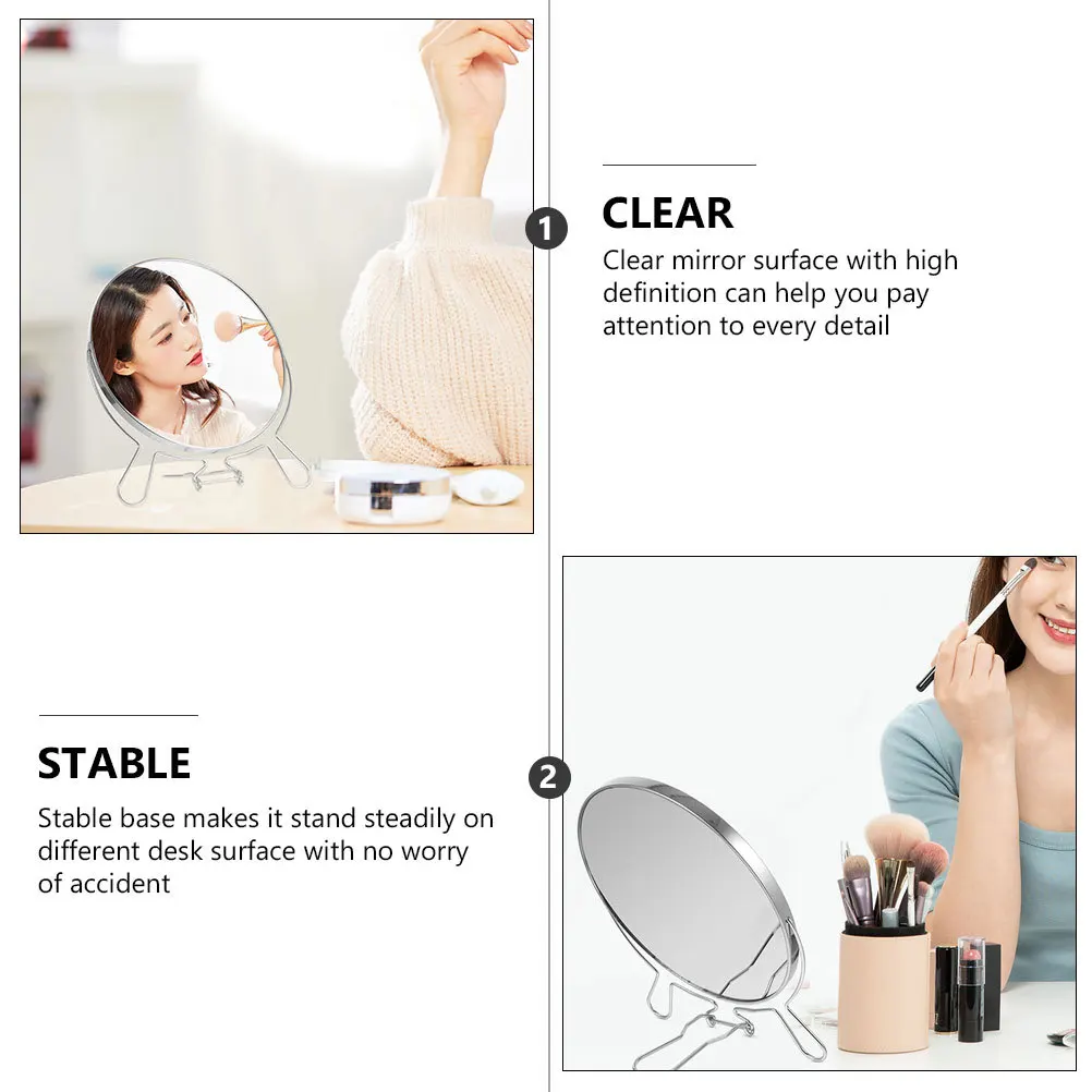2Pcs Dual-Sided Makeup Mirror Desktop Premium Rotatable Tabletop Mirror for Women Clear High Definition Chic Dresser Decor
2Pcs Dual-Sided Makeup Mirror Desktop Premium Rotatable Tabletop Mirror for Women Clear High Definition Chic Dresser Decor