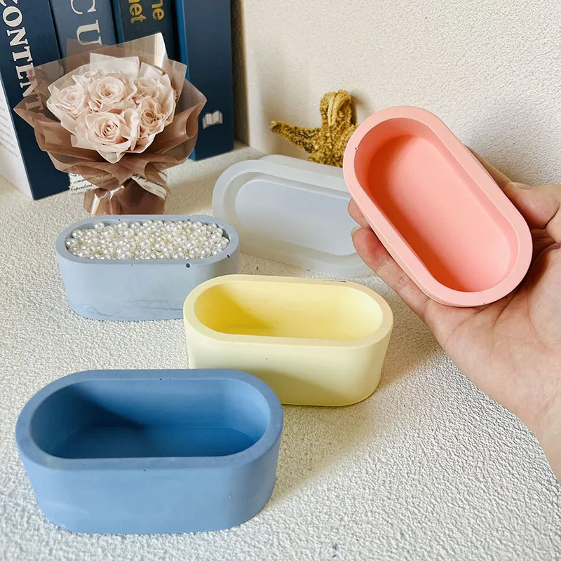 Business Card Storage Rack Plaster Clay Mold DIY Oval Cement Candle Vessel Mold Succulent Flowerpot Silicone Concrete Mold
Business Card Storage Rack Plaster Clay Mold DIY Oval Cement Candle Vessel Mold Succulent Flowerpot Silicone Concrete Mold