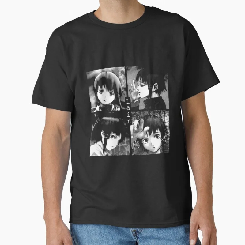 Lains serial experiments lain Anime Classic Manga T Shirt for men Large size Adult tops S-6XL
Lains serial experiments lain Anime Classic Manga T Shirt for men Large size Adult tops S-6XL