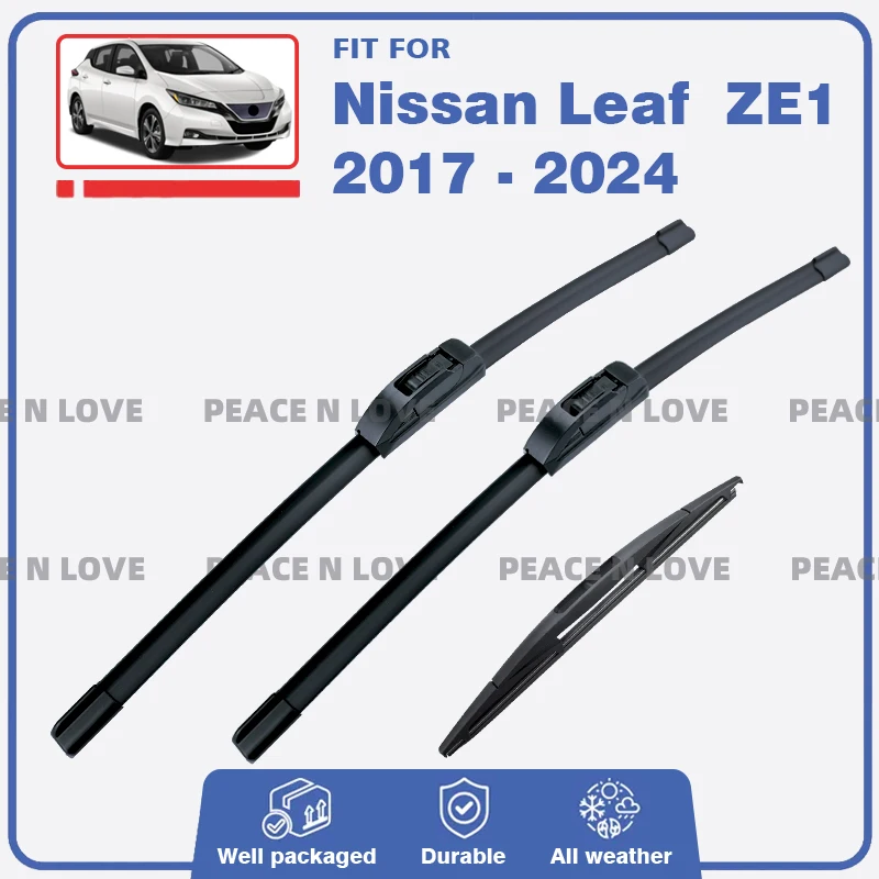 Front Rear Windscreen Wiper Blades Set For Nissan Leaf ZE1 2017 2018 2019 2020 2021 2022 2023 2024 Windshield Auto Accessories
Front Rear Windscreen Wiper Blades Set For Nissan Leaf ZE1 2017 2018 2019 2020 2021 2022 2023 2024 Windshield Auto Accessories