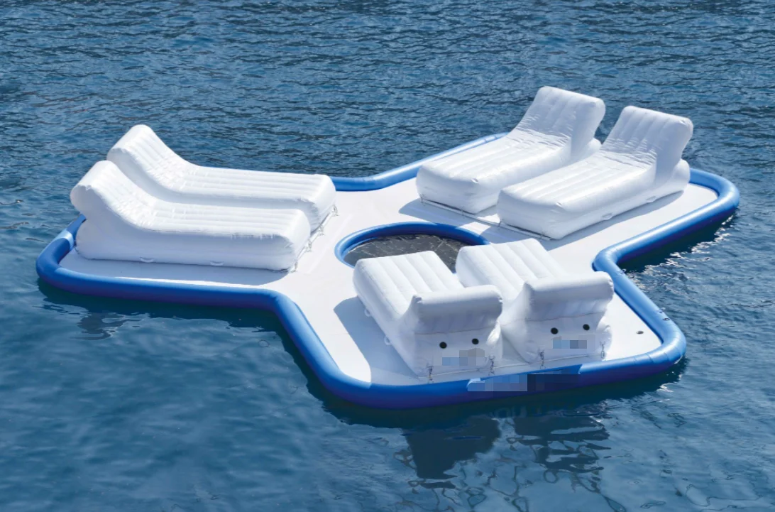 Inflatable Sun Lounger Water Mat 6 Seats Floating Deck Yoga Platform Boat Dock
Inflatable Sun Lounger Water Mat 6 Seats Floating Deck Yoga Platform Boat Dock