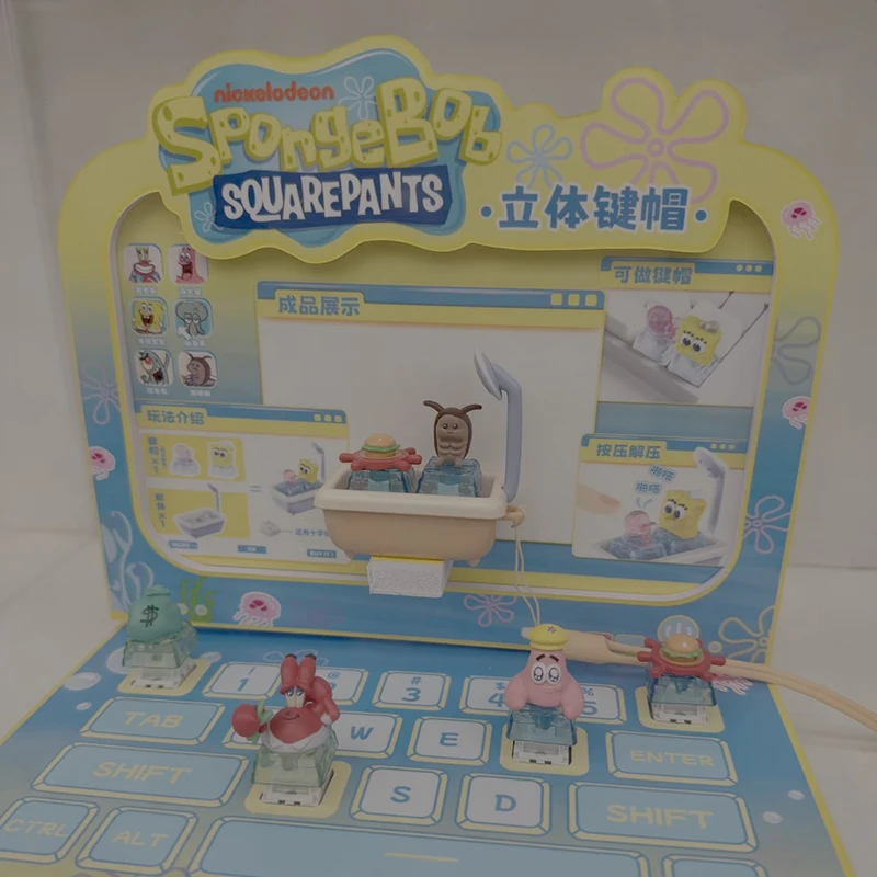 SpongeBob SquarePants Keychain Blind Box Officially Licensed Movie Collection Mr Krabs Squidward Figure Doll Cute Cartoon Toy
SpongeBob SquarePants Keychain Blind Box Officially Licensed Movie Collection Mr Krabs Squidward Figure Doll Cute Cartoon Toy