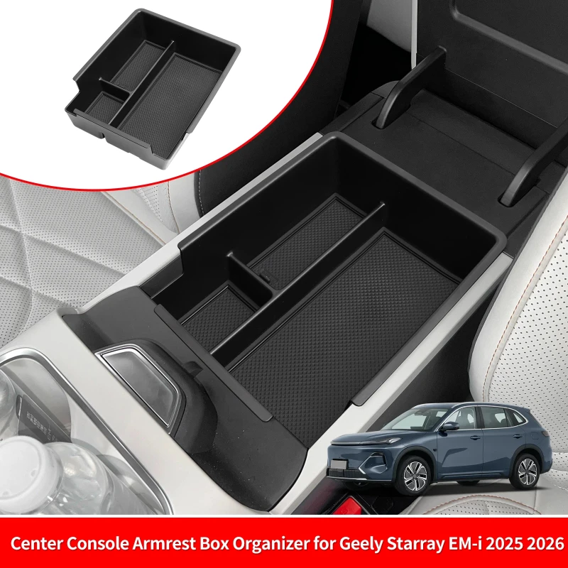 for Geely Starray EM-i 2025 2026 Center Console Armrest Storage Box ABS Central Tray Organizer Accessories Tidying Black
for Geely Starray EM-i 2025 2026 Center Console Armrest Storage Box ABS Central Tray Organizer Accessories Tidying Black