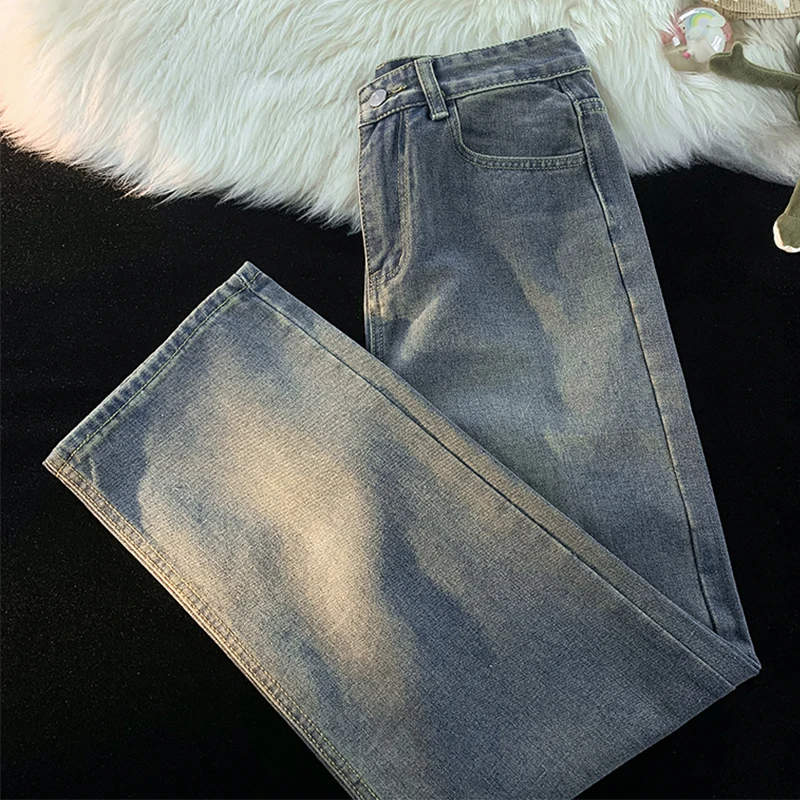 Retro American Vibe Men's Jeans Casual Loose Straight Leg Spring Autumn Versatile Youthful ular Water Waed Long Pants
Retro American Vibe Men's Jeans Casual Loose Straight Leg Spring Autumn Versatile Youthful ular Water Waed Long Pants