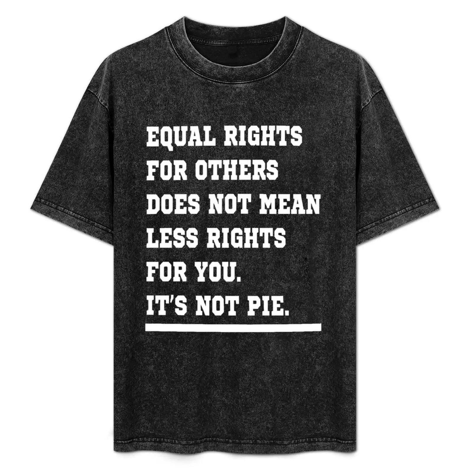 IT'S NOT PIE SHIRT. EQUAL RIGHTS: T-Shirt Big Size Loose Fit Tee Shirt
IT'S NOT PIE SHIRT. EQUAL RIGHTS: T-Shirt Big Size Loose Fit Tee Shirt
