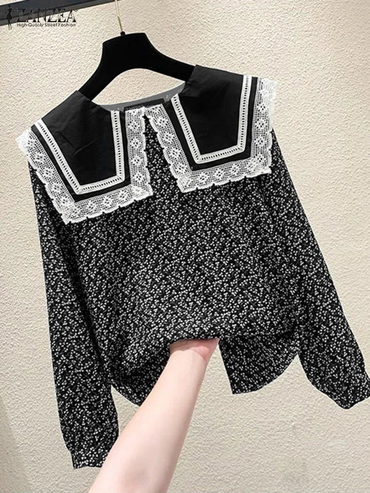 ZANZEA 2025 Summer Women Floral Printing Blouses Long Sleeve Tunic Fashion Lace Patchwork Tops Tee OL Work Blusas Oversized
ZANZEA 2025 Summer Women Floral Printing Blouses Long Sleeve Tunic Fashion Lace Patchwork Tops Tee OL Work Blusas Oversized
