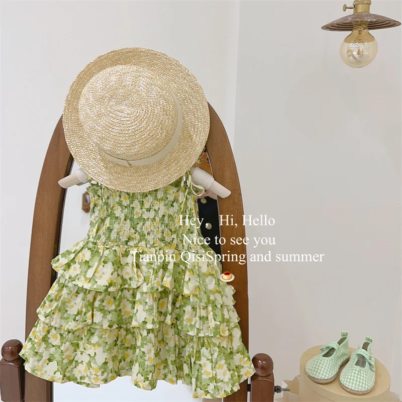 Korean Children's Clothing2025Summer Girls' Dress Baby Girl Stylish Princess Dress Children's Tank Dress Strap Dress Trendy
Korean Children's Clothing2025Summer Girls' Dress Baby Girl Stylish Princess Dress Children's Tank Dress Strap Dress Trendy