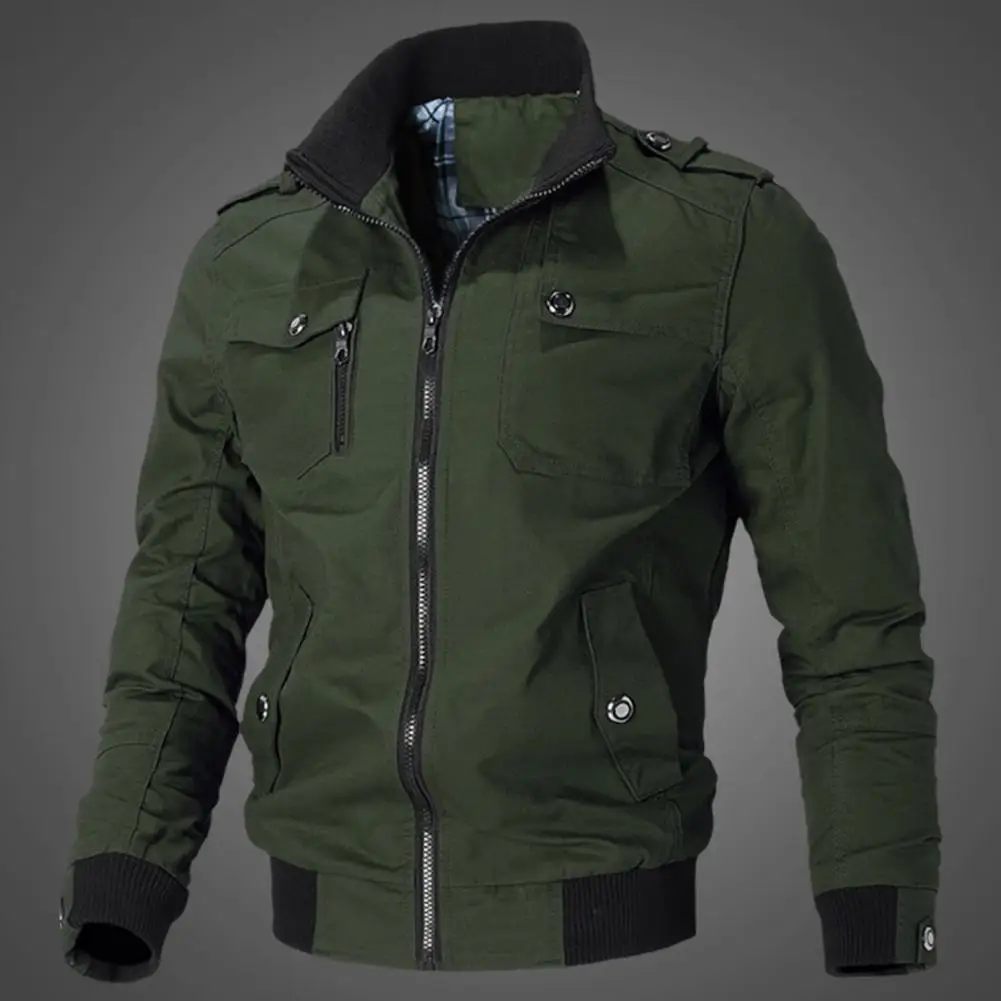 Stylish Autumn Coat Epaulet Outwear Men Jacket Epaulet Buttons Decor Autumn Coat
Stylish Autumn Coat Epaulet Outwear Men Jacket Epaulet Buttons Decor Autumn Coat