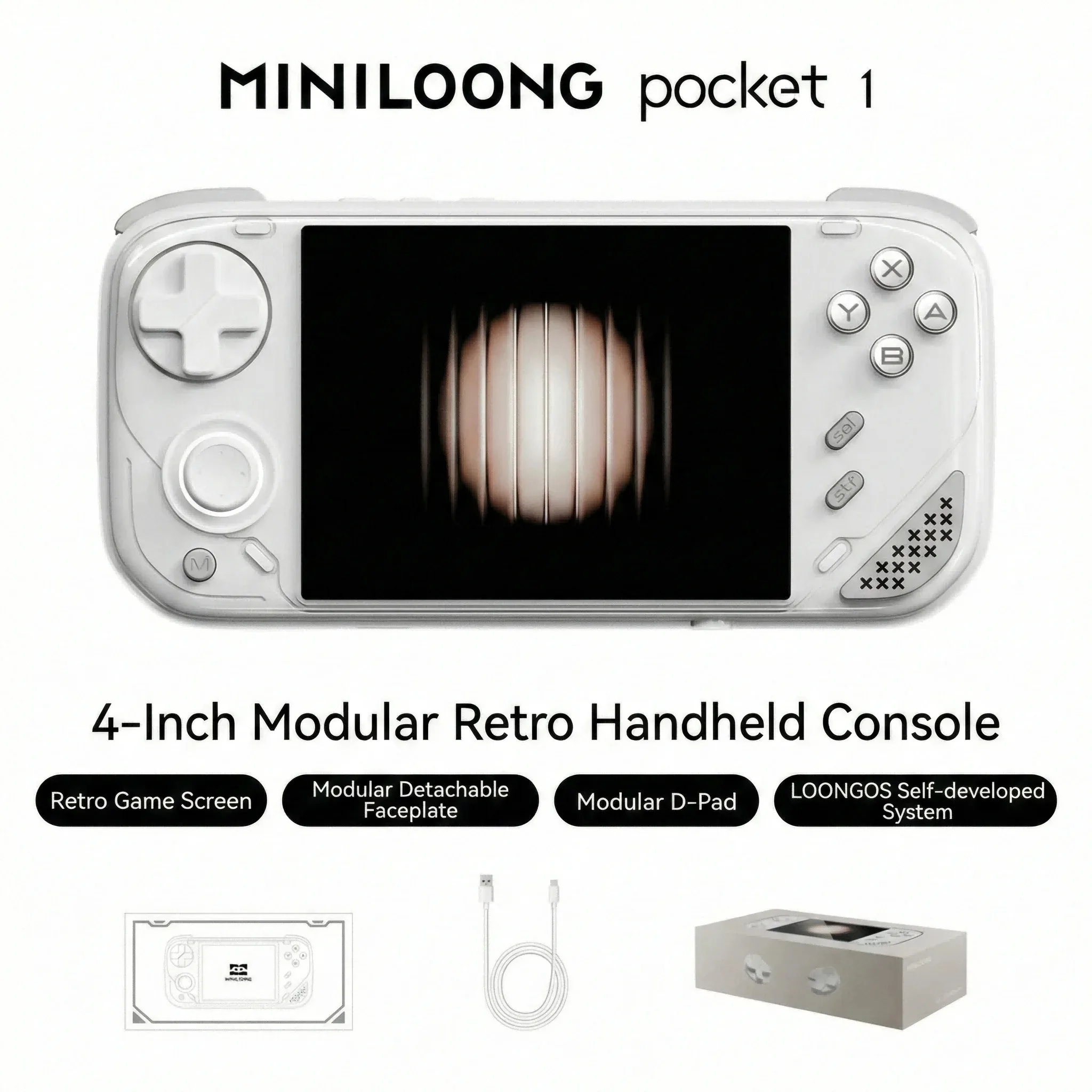 MINILOONG Portable Video Game Console 4000mAh Battery Equipped With Dual Joysticks 4-inch IPS Large Screen Optional 64GB TF Card
MINILOONG Portable Video Game Console 4000mAh Battery Equipped With Dual Joysticks 4-inch IPS Large Screen Optional 64GB TF Card