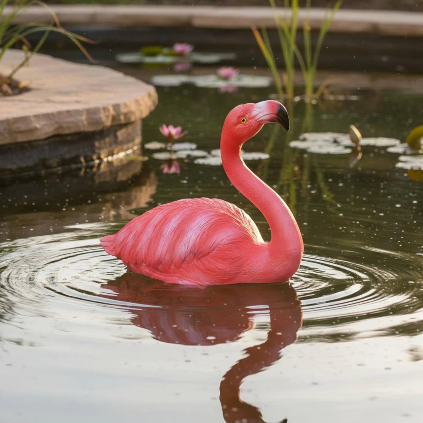 Floating Flamingo Waterproof Floating Flamingo Statue Pond Ornament Realistic Design Lightweight for Garden
Floating Flamingo Waterproof Floating Flamingo Statue Pond Ornament Realistic Design Lightweight for Garden