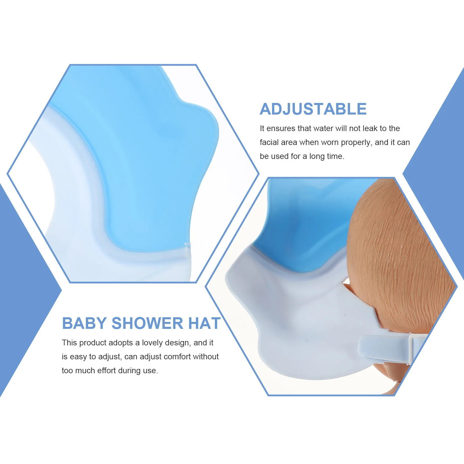 Детская шапочка для душа, водонепроницаемая регулируемая детская шапочка для мытья волос, защитная шапочка для купания, шапочки для мытья волос ребенка 
Детская шапочка для душа, водонепроницаемая регулируемая детская шапочка для мытья волос, защитная шапочка для купания, шапочки для мытья волос ребенка