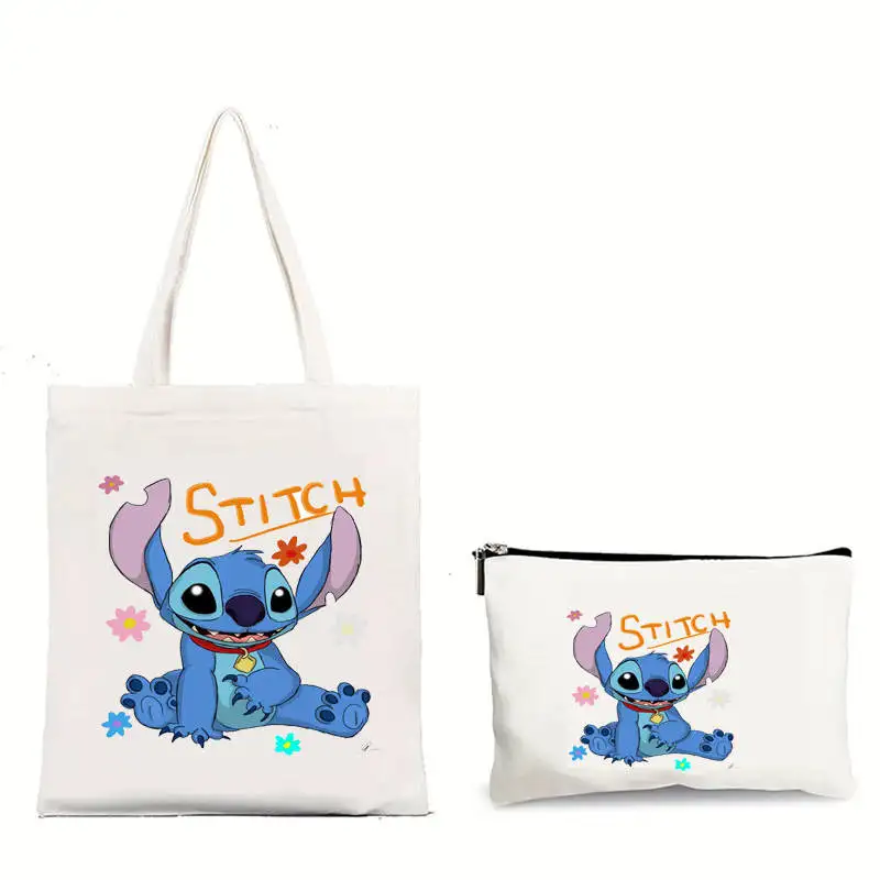 2 шт., новинка 2024, женская парусиновая сумка на плечо Lilo and Stitch, модная и универсальная дорожная сумка-тоут для мамы
2 шт., новинка 2024, женская парусиновая сумка на плечо Lilo and Stitch, модная и универсальная дорожная сумка-тоут для мамы