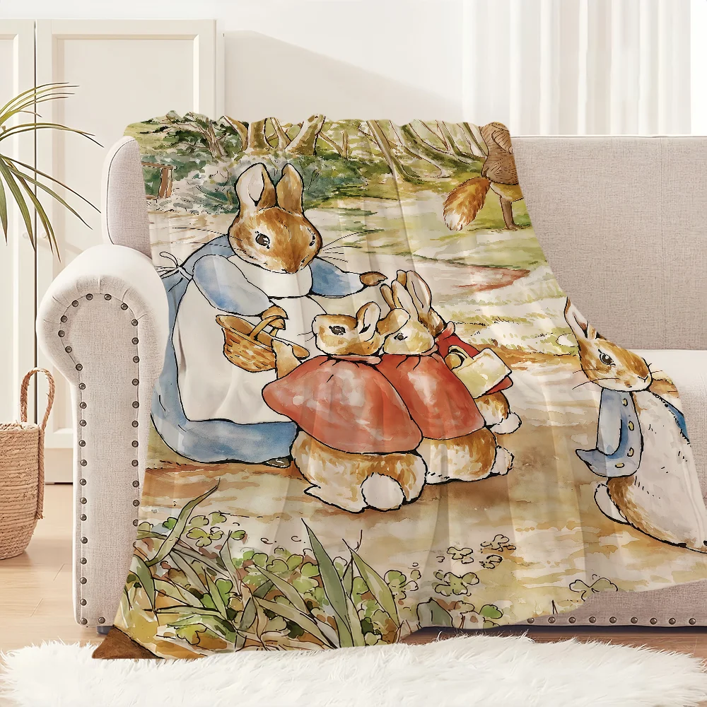 fairy tale picture book Cute P-Peters Rabbit Flannel warm comfort soft plush blanket for sofa living room bedroom travel gift
fairy tale picture book Cute P-Peters Rabbit Flannel warm comfort soft plush blanket for sofa living room bedroom travel gift