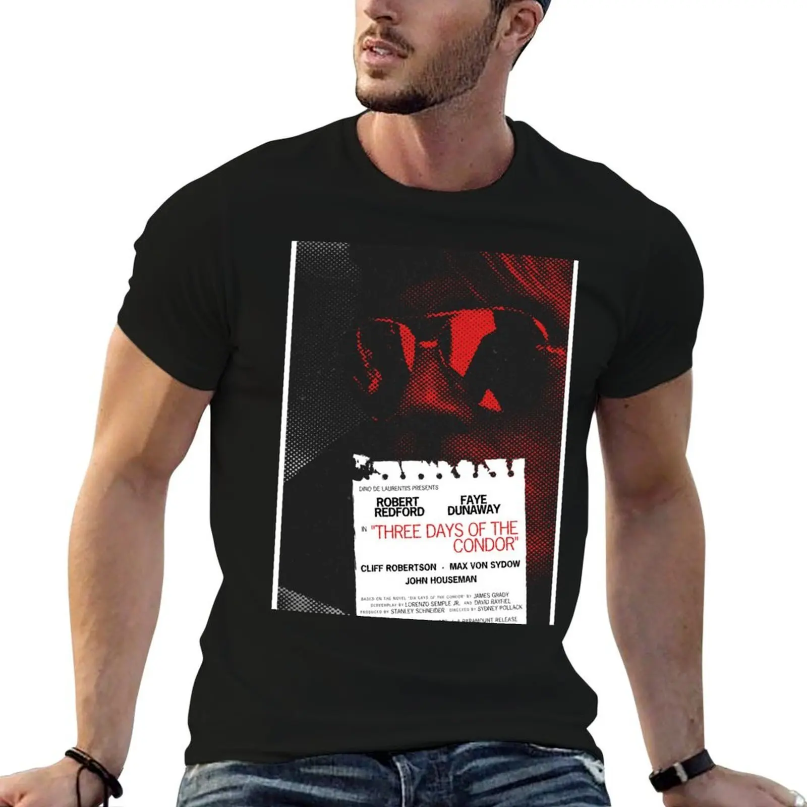 Three Days of the Condor (1975) - Movie poster design T-Shirt t shirt man designer t shirts for man pack white T-Shirt
Three Days of the Condor (1975) - Movie poster design T-Shirt t shirt man designer t shirts for man pack white T-Shirt