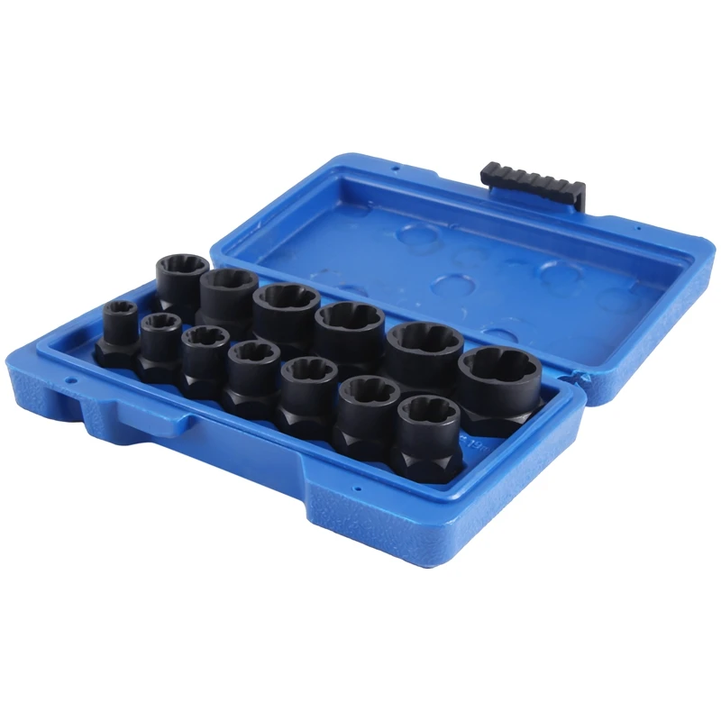AUAU-13-Piece Impact Bolt Nut Remover Set, Nut Extractor Socket, Bolt Remover Tool Set
AUAU-13-Piece Impact Bolt Nut Remover Set, Nut Extractor Socket, Bolt Remover Tool Set