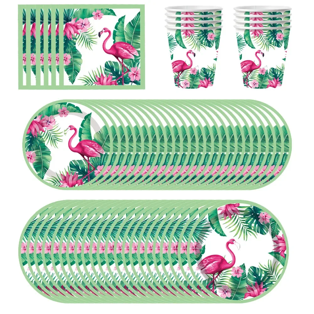 Flamingo Party Decorations Set Tropical Palm Leaf Disposable Tableware Plates Cups Napkins Summer Birthday Luau Party Supplies
Flamingo Party Decorations Set Tropical Palm Leaf Disposable Tableware Plates Cups Napkins Summer Birthday Luau Party Supplies