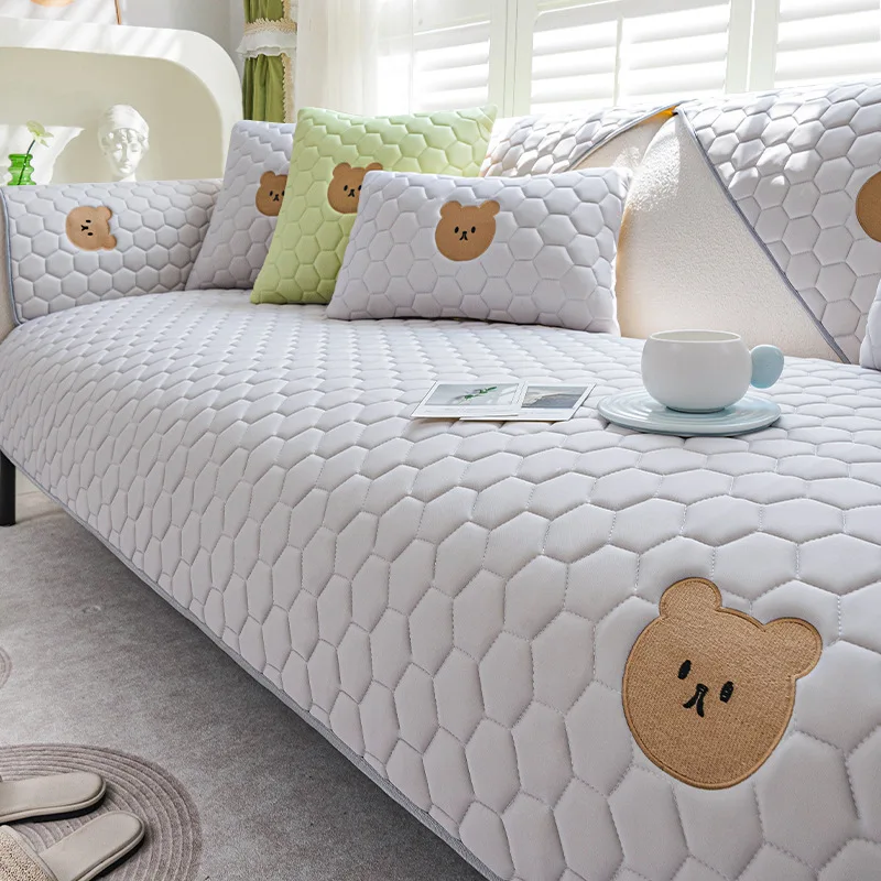 Ice Silk Cartoon Sofa Cushion Summer Couch Cover Simple Non-Slip Embroidery Cushion Solid Color Sofa Cover Latex Sofa Cushion
Ice Silk Cartoon Sofa Cushion Summer Couch Cover Simple Non-Slip Embroidery Cushion Solid Color Sofa Cover Latex Sofa Cushion